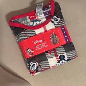 Disney Red and Black Plaid Sleepwear Set
